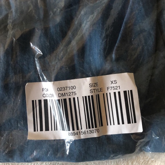 Madewell Central Shirt in Bright Indigo Size Small and XS - Picture 10 of 11